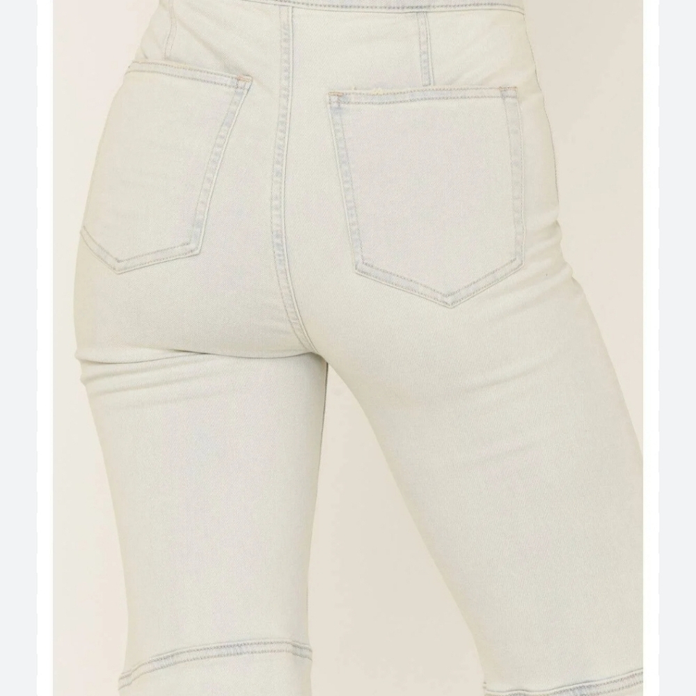 FREE PEOPLE Youthquake Womens Crop Flare Pants Nwot Sz 29 - Picture 4 of 16